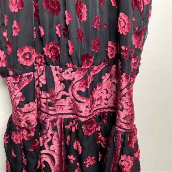 RAMY BROOK Naima Velvet Burnout Short Dress NWT S - Picture 5 of 6